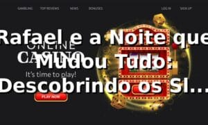 Rafael e a Noite que Mudou Tudo: Descobrindo os Slots no 3800bet 🎰